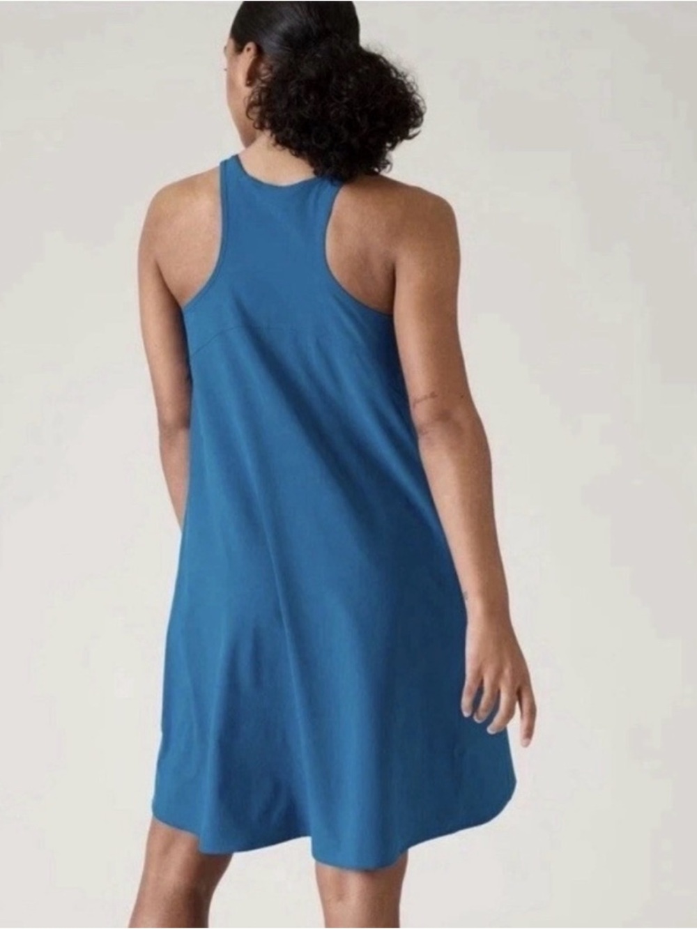Athleta Presidio Traveler Teal-Blue Scoop Neck Tank Dress - Picture 11 of 11